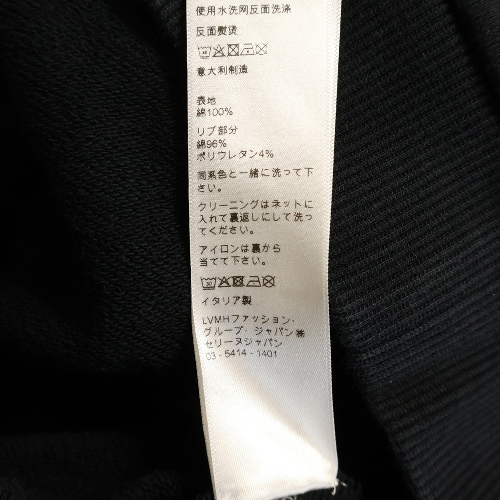 CELINE(セリーヌ) Loose Hoodie In Cotton Fleece ルーズ フーディー コットンフリース ブラック 2Y321670Q