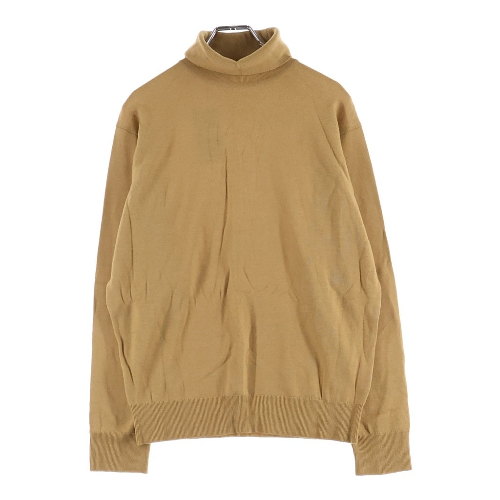 JOHN SMEDLEY(ジョンスメドレー) タグ付 イングランド製 ISABELLA SWATER RCLS タートルネック ハイゲージ ウール ニット ベージュ