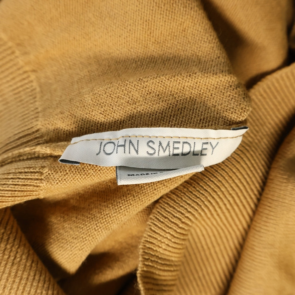 JOHN SMEDLEY(ジョンスメドレー) タグ付 イングランド製 ISABELLA SWATER RCLS タートルネック ハイゲージ ウール ニット ベージュ
