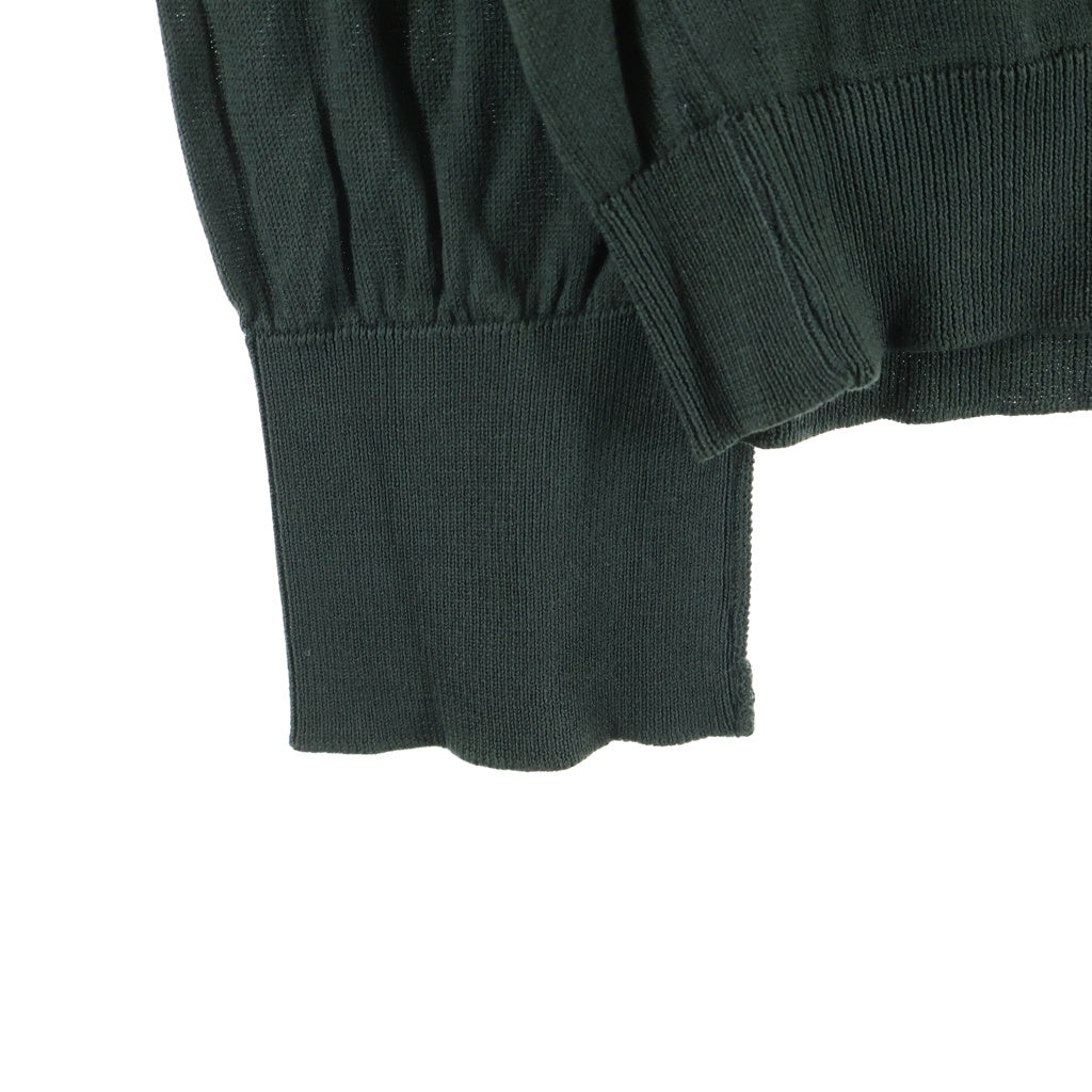 JOHN SMEDLEY(ジョンスメドレー) タグ付 イングランド製 OXFORD PULLOVER MTNLS ハイネック コットン ニット セーター グリーン