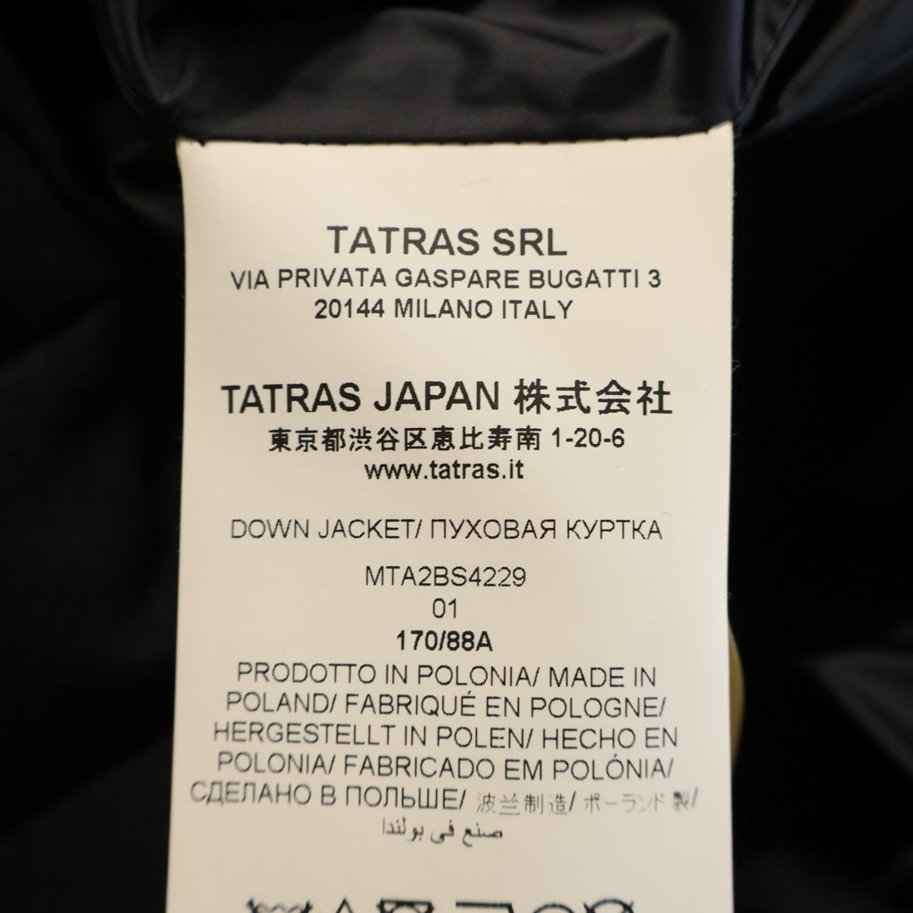 TATRAS(タトラス) 19AW B'2nd 別注 ウールダウンジャケット ブラック MTA2BS4229