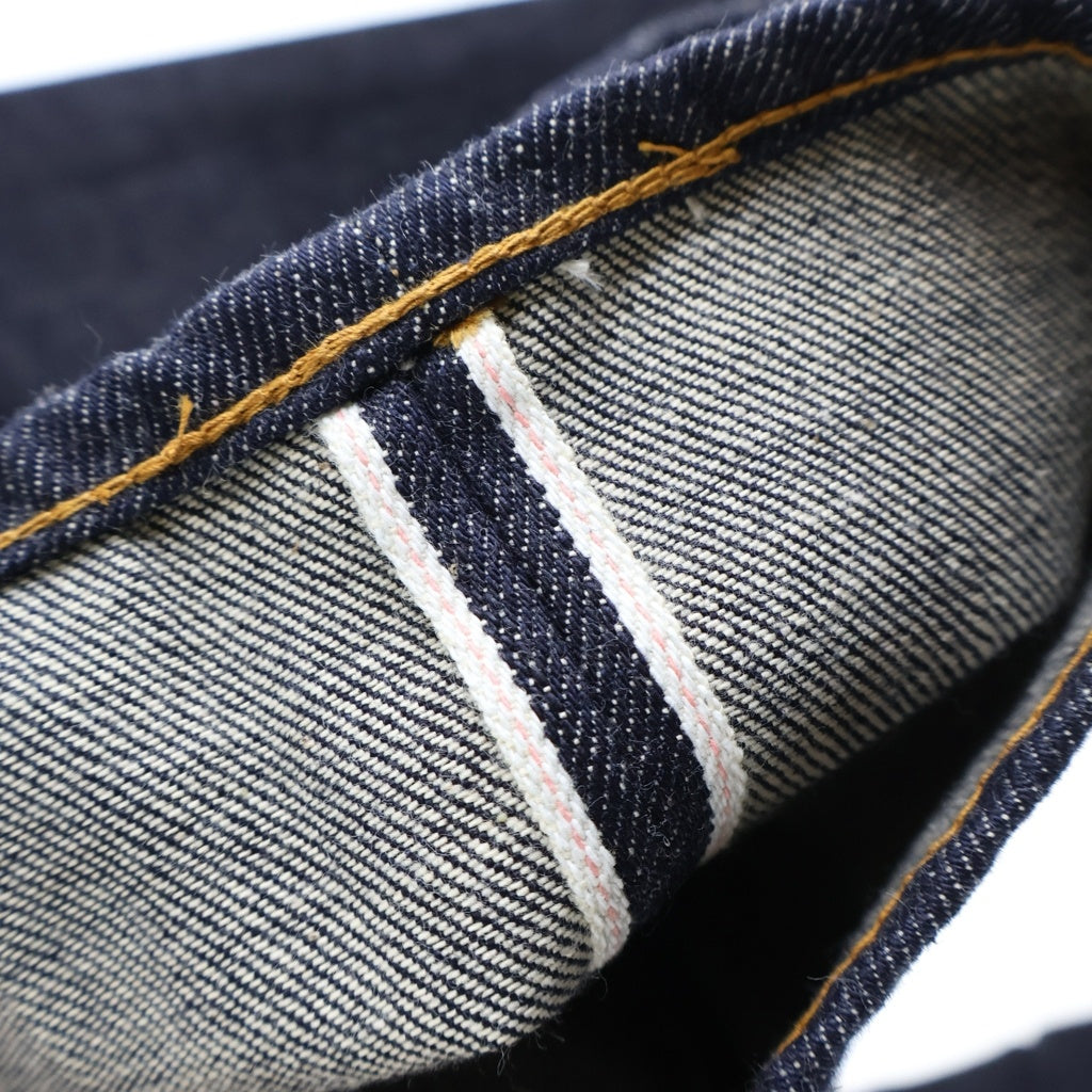 Levi's(リーバイス) 90s ボタン裏555 バレンシア工場 デットストック 60sBIGEモデル 平行ステッチ 赤耳 W31 L36 デニムパンツ インディゴ 85097-3