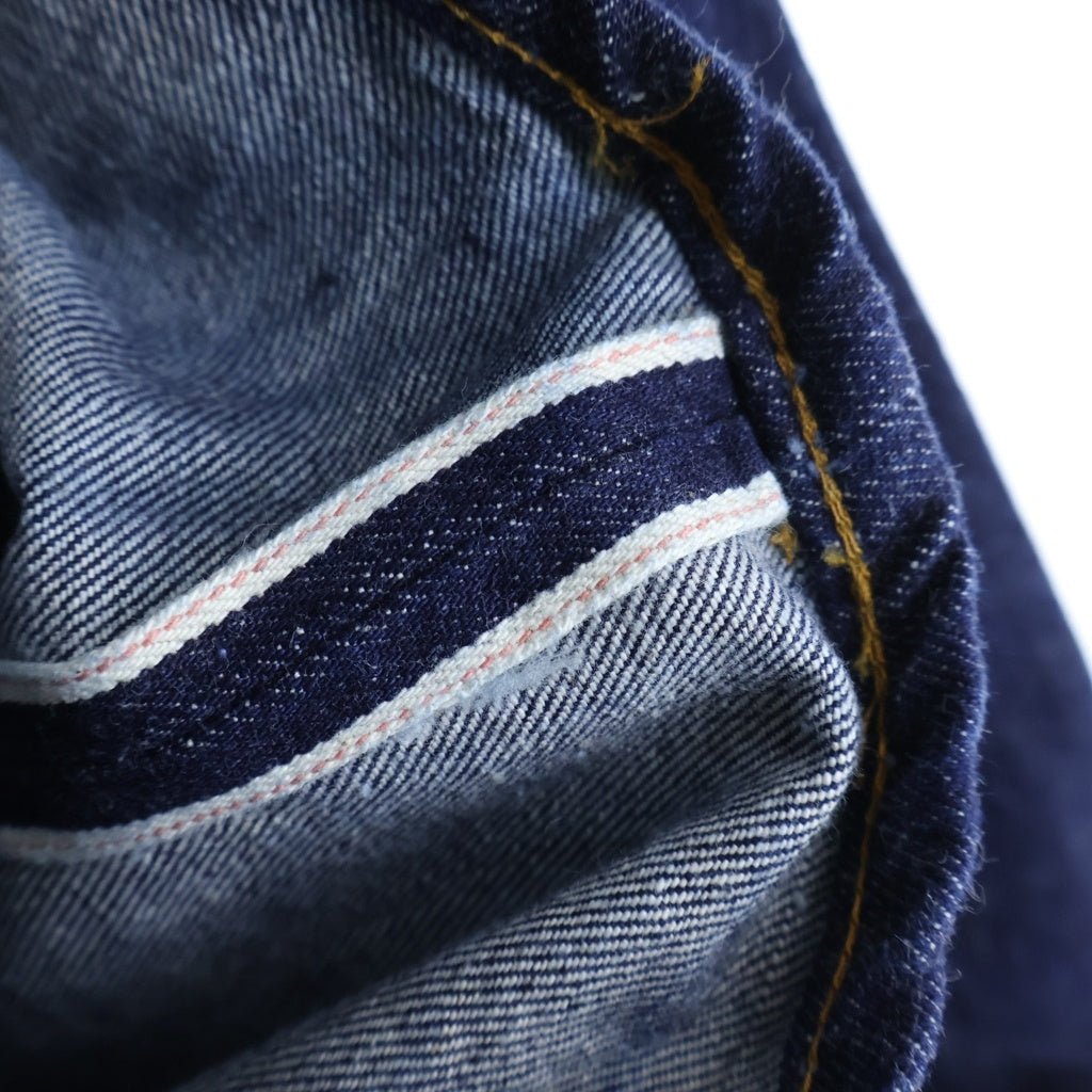Levi's(リーバイス) 90s-00s 日本製 デットストック 501XX 37モデル リジット W31 L36 シンチバック 赤耳 デニムパンツ ネイビー 37501-0117