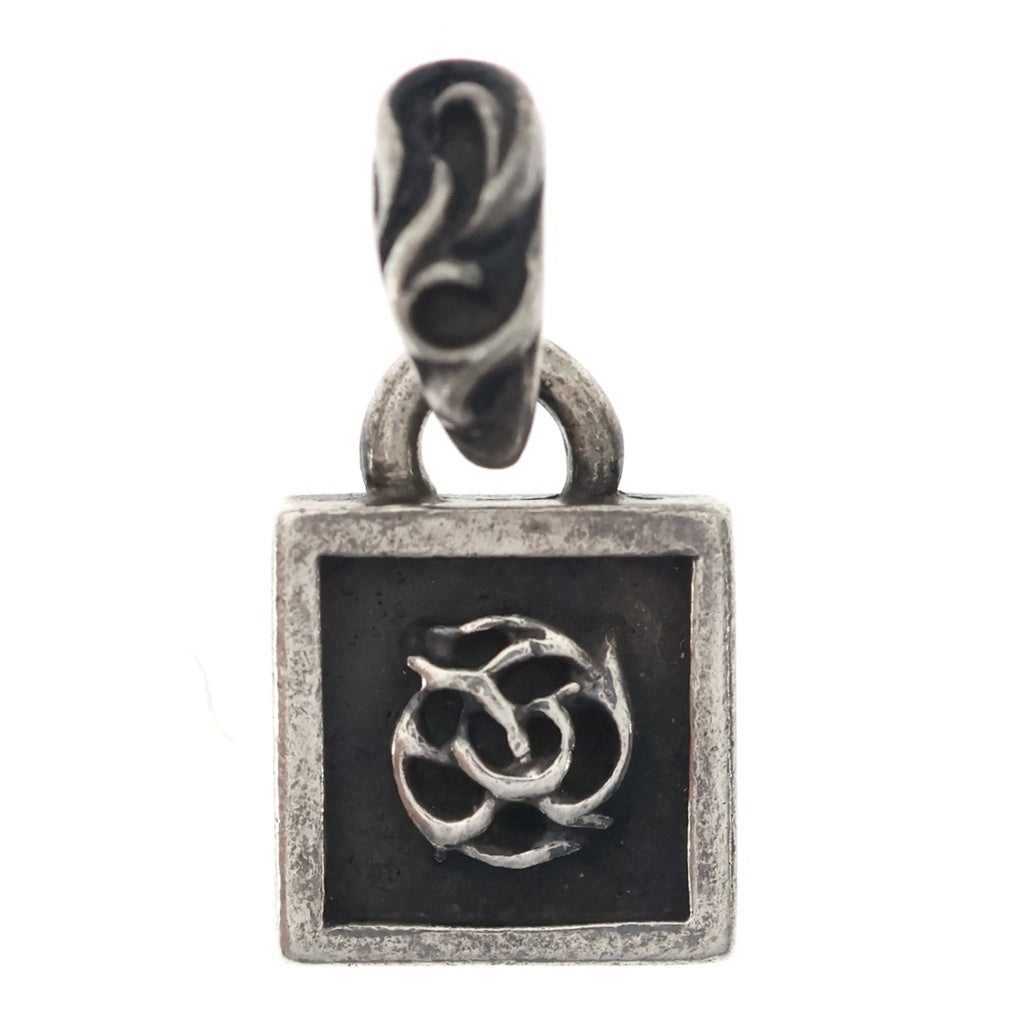 CHROME HEARTS(クロムハーツ) FRAMED FLRL フレームド フローラル ネックレス ペンダントトップ シルバー