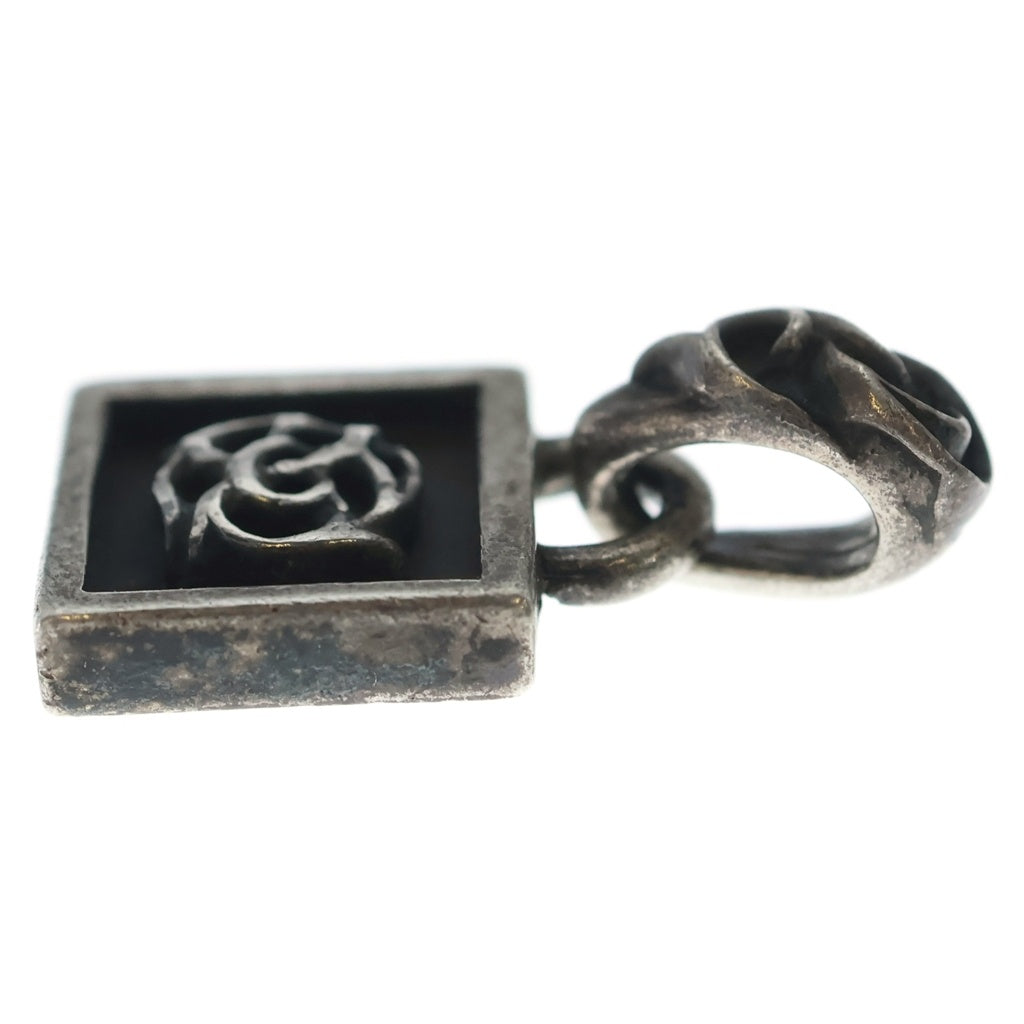 CHROME HEARTS(クロムハーツ) FRAMED FLRL フレームド フローラル ネックレス ペンダントトップ シルバー
