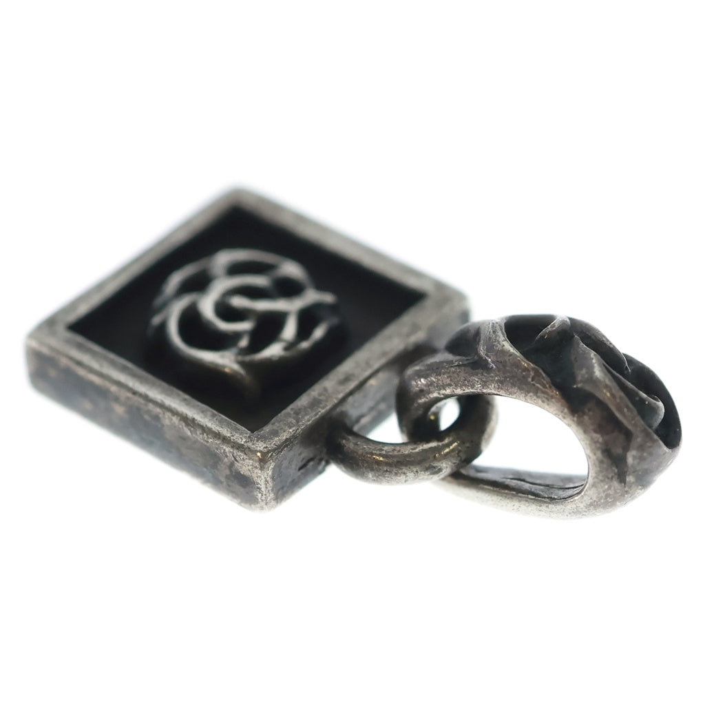 CHROME HEARTS(クロムハーツ) FRAMED FLRL フレームド フローラル ネックレス ペンダントトップ シルバー