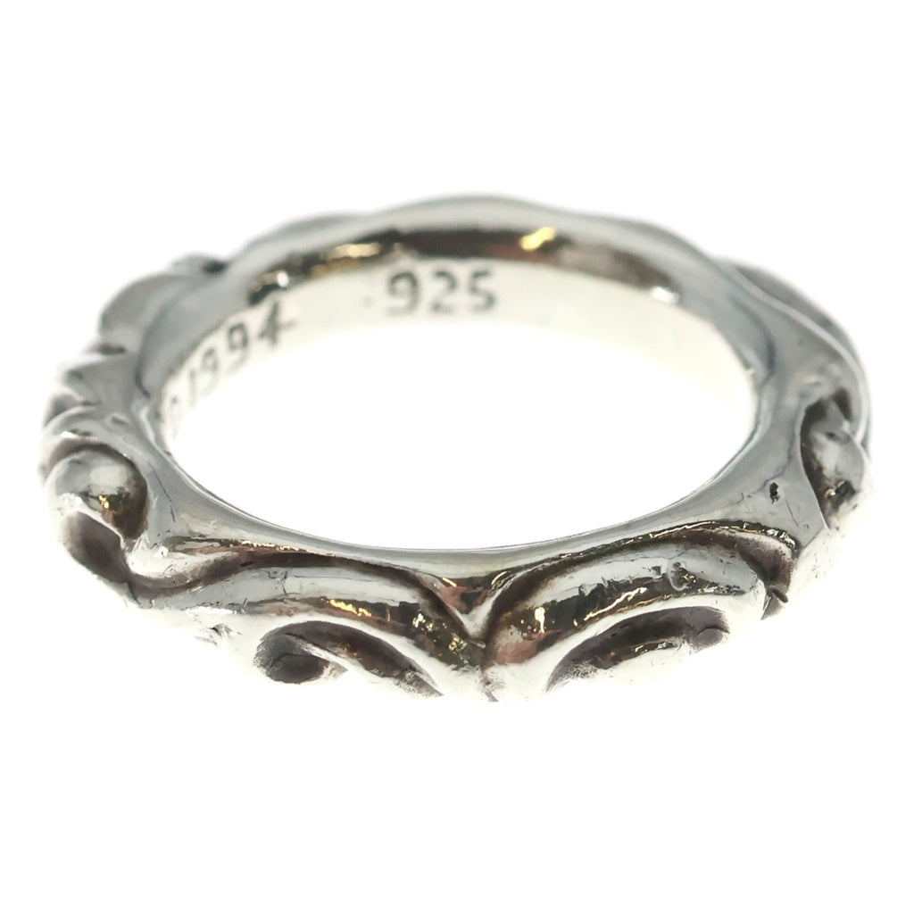CHROME HEARTS(クロムハーツ) SCRL BAND スクロールバンド リング シルバー BCA351