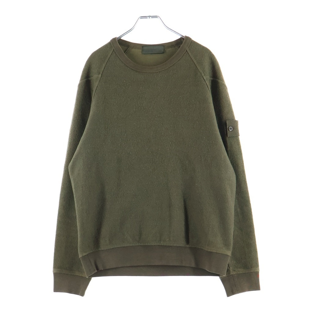 STONE ISLAND(ストーンアイランド) 20AW SHADOW PROJECT Cotton Wool Crewneck Sweatshirts シャドウプロジェクト コットンウールクルーネックスウェット カーキ 7315654F5