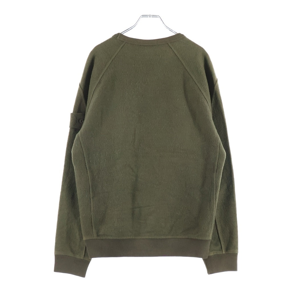 STONE ISLAND(ストーンアイランド) 20AW SHADOW PROJECT Cotton Wool Crewneck Sweatshirts シャドウプロジェクト コットンウールクルーネックスウェット カーキ 7315654F5