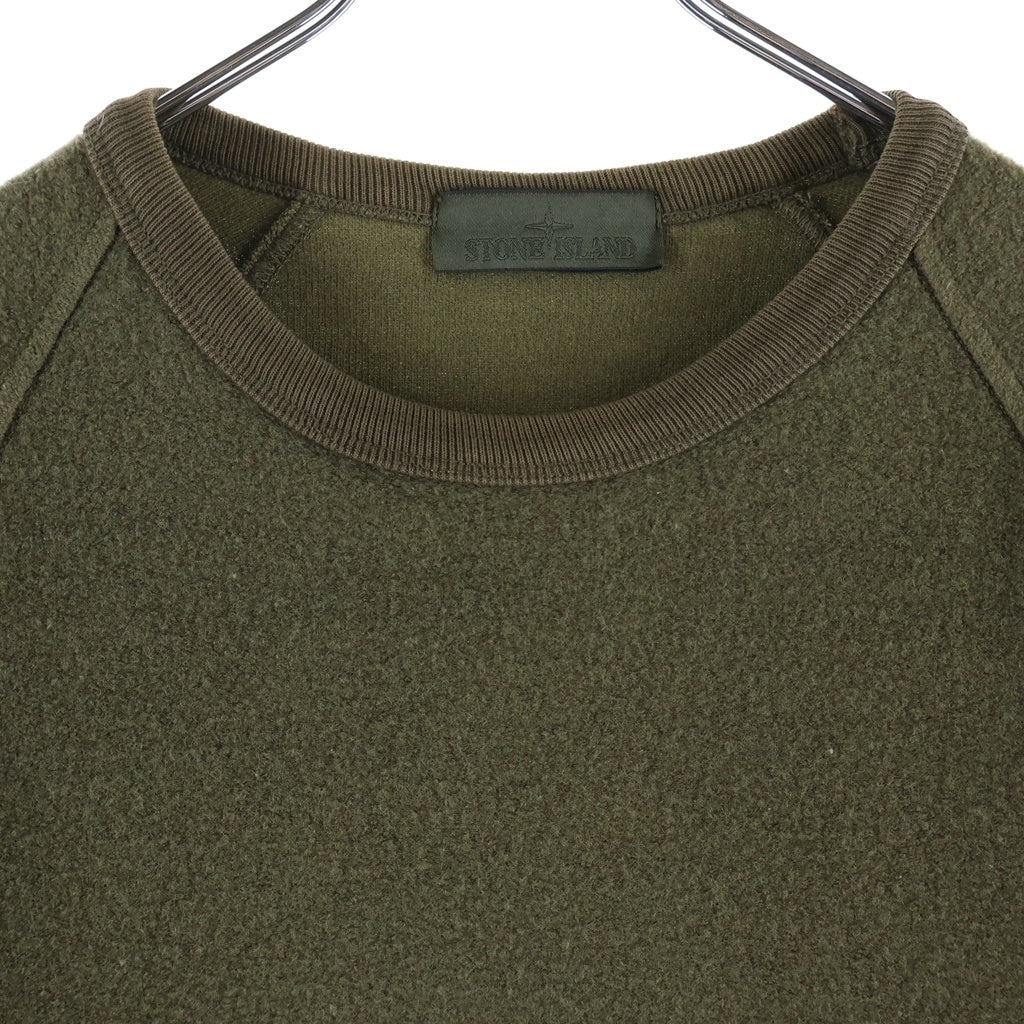 STONE ISLAND(ストーンアイランド) 20AW SHADOW PROJECT Cotton Wool Crewneck Sweatshirts シャドウプロジェクト コットンウールクルーネックスウェット カーキ 7315654F5