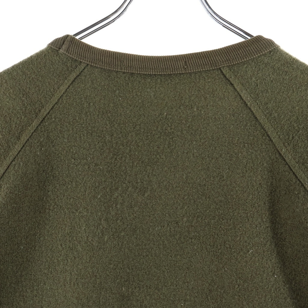 STONE ISLAND(ストーンアイランド) 20AW SHADOW PROJECT Cotton Wool Crewneck Sweatshirts シャドウプロジェクト コットンウールクルーネックスウェット カーキ 7315654F5
