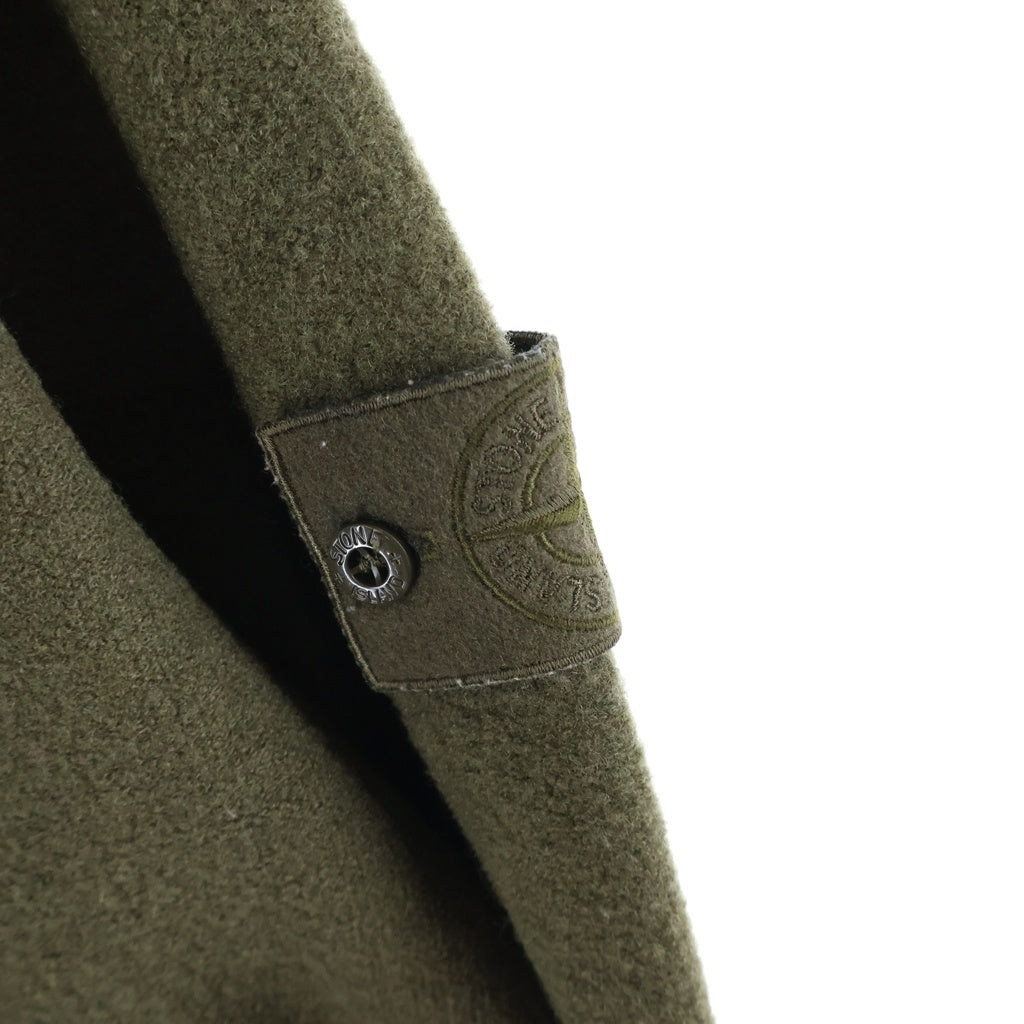 STONE ISLAND(ストーンアイランド) 20AW SHADOW PROJECT Cotton Wool Crewneck Sweatshirts シャドウプロジェクト コットンウールクルーネックスウェット カーキ 7315654F5