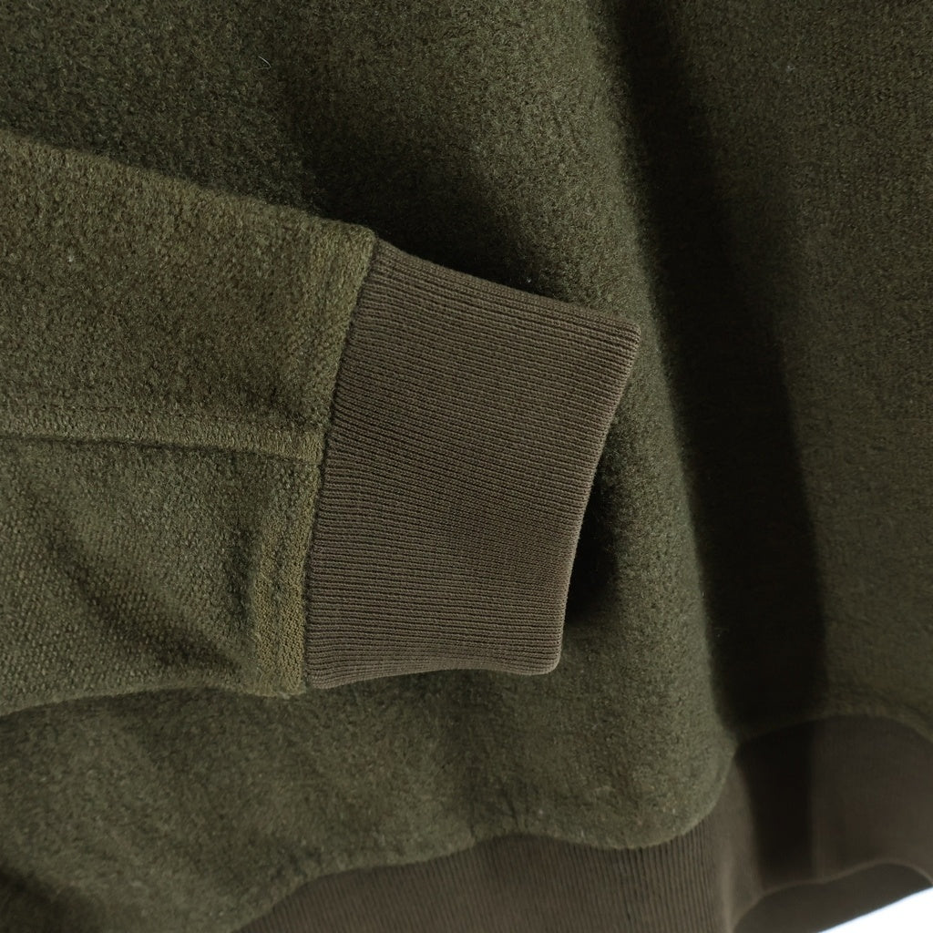 STONE ISLAND(ストーンアイランド) 20AW SHADOW PROJECT Cotton Wool Crewneck Sweatshirts シャドウプロジェクト コットンウールクルーネックスウェット カーキ 7315654F5