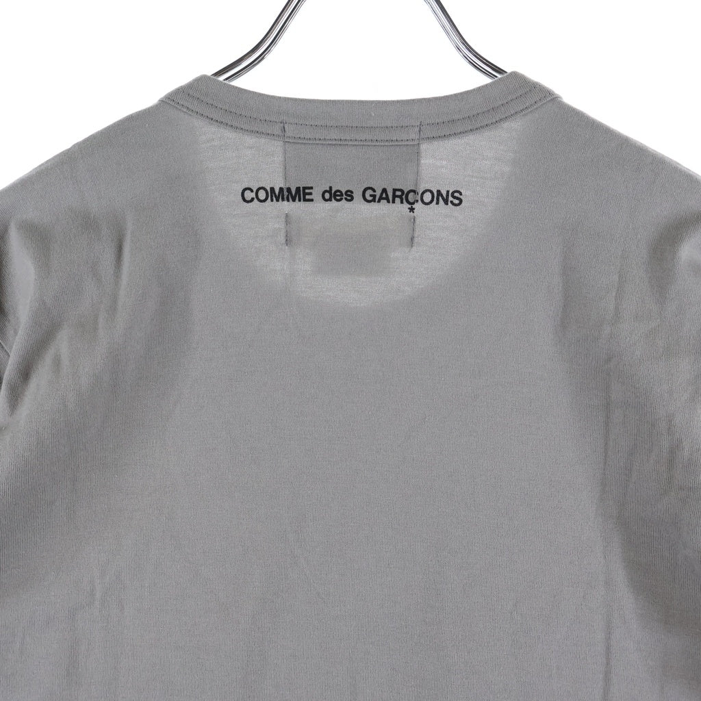 COMME des GARCONS(コムデギャルソン) 24AW ×Christopher Nemeth グラフィック クルーネックTシャツ グレー ON-T003 レディース