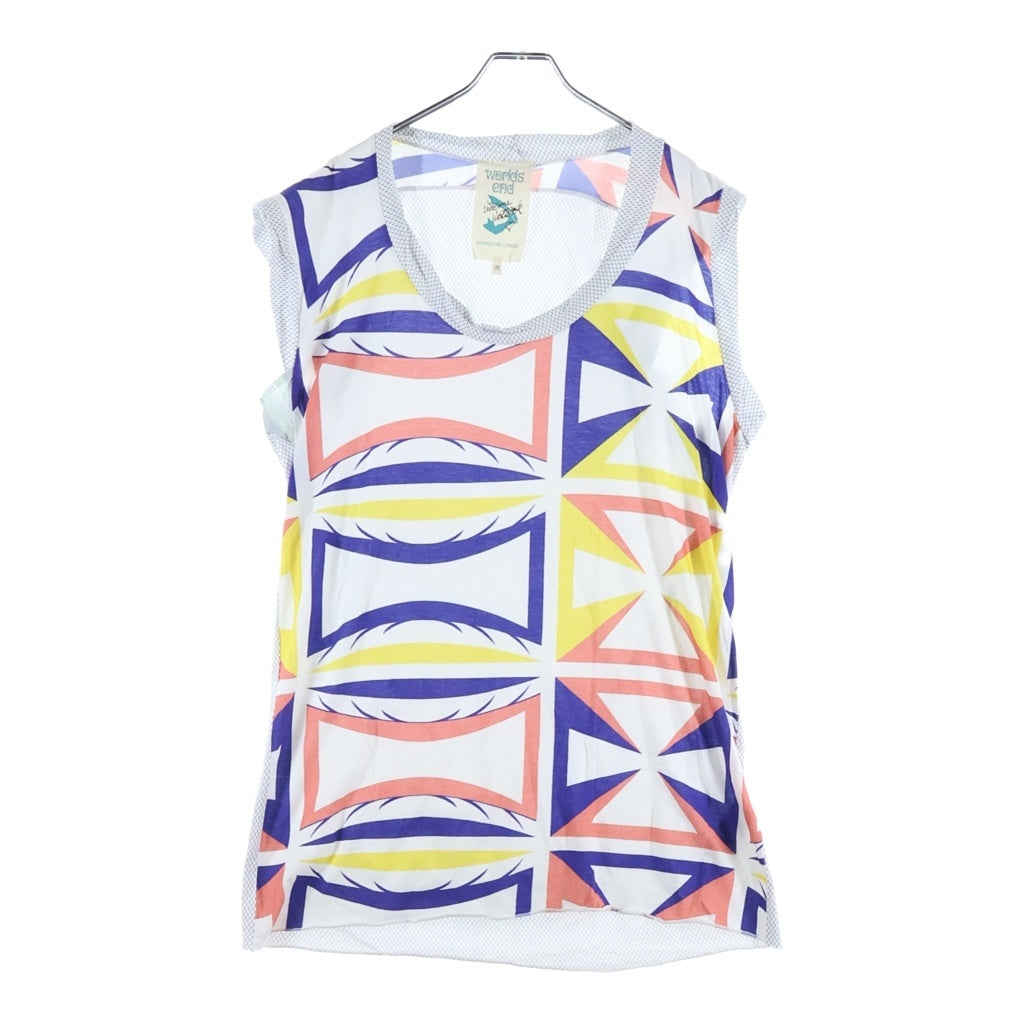 Vivienne Westwood(ヴィヴィアンウエストウッド) World End 切替 ノースリーブカットソー マルチカラー 8021 110 レディース