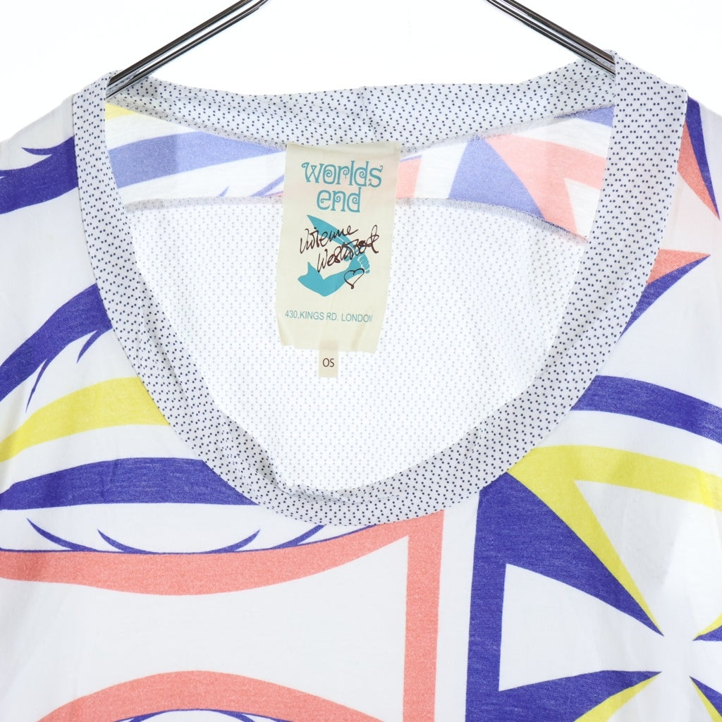 Vivienne Westwood(ヴィヴィアンウエストウッド) World End 切替 ノースリーブカットソー マルチカラー 8021 110 レディース