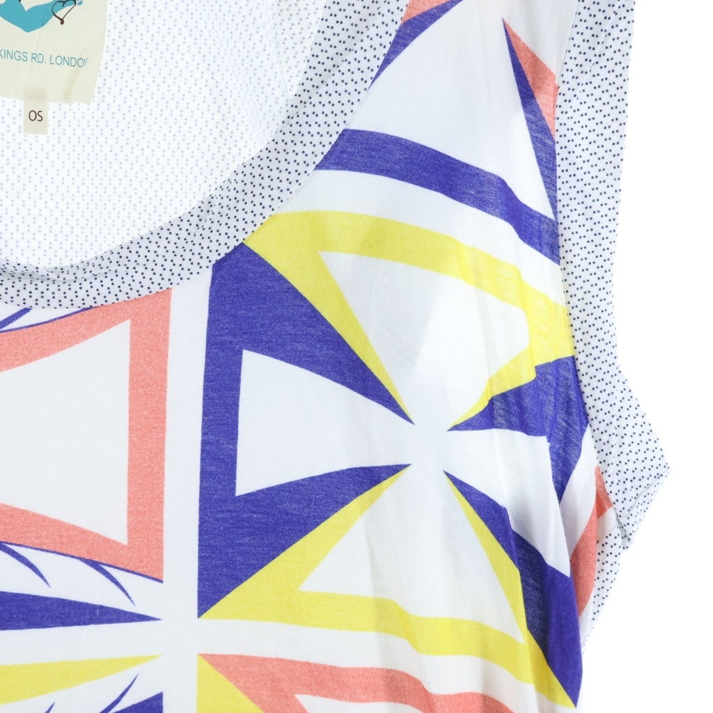 Vivienne Westwood(ヴィヴィアンウエストウッド) World End 切替 ノースリーブカットソー マルチカラー 8021 110 レディース