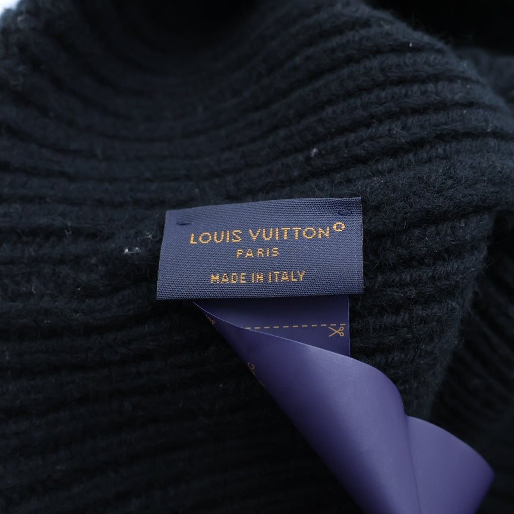 LOUIS VUITTON(ルイヴィトン) カシミア LVデュアル ビーニーニット帽 ブラック M79081