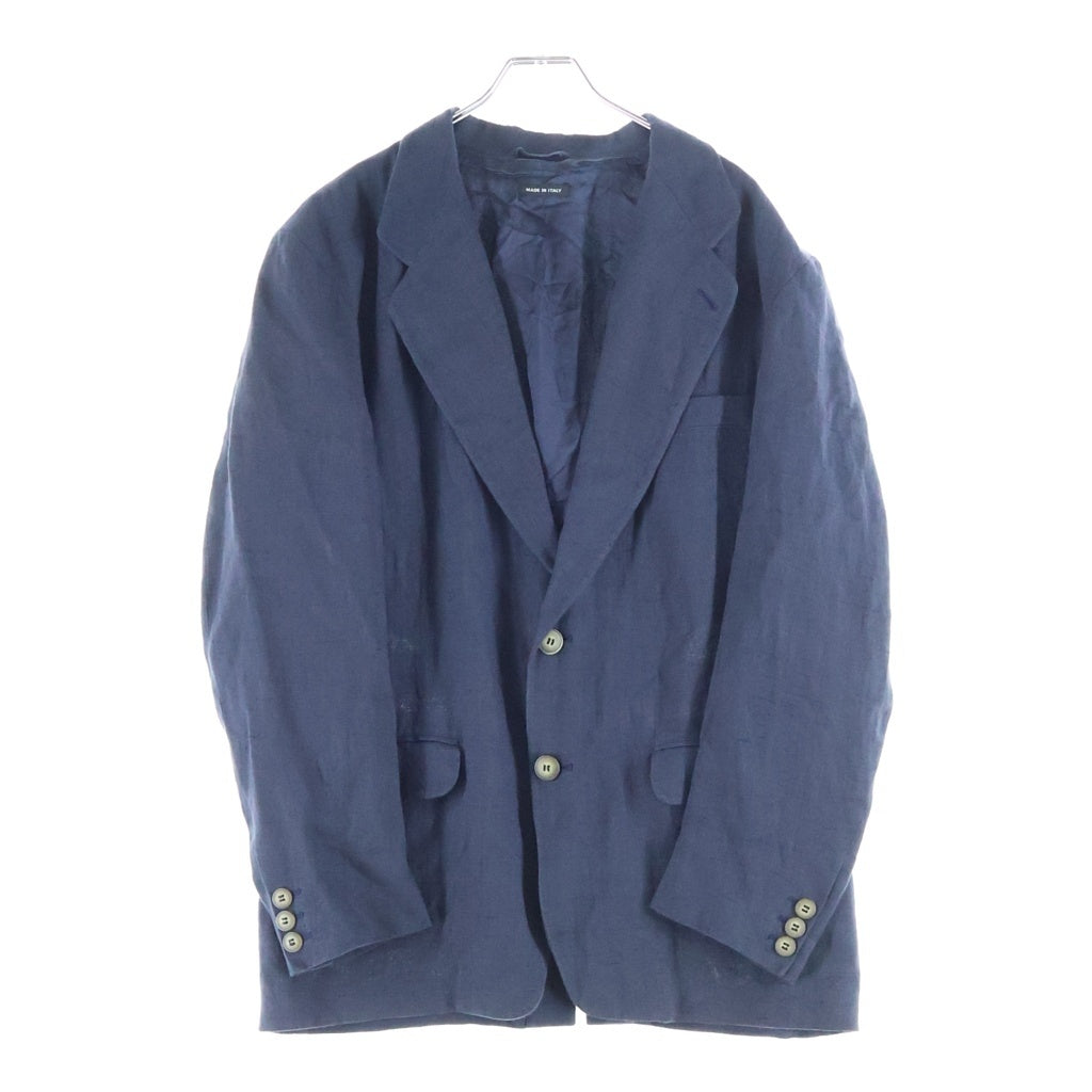 GIORGIO ARMANI(ジョルジオアルマーニ) 80s-90s リネン 2B テーラードジャケット ネイビー