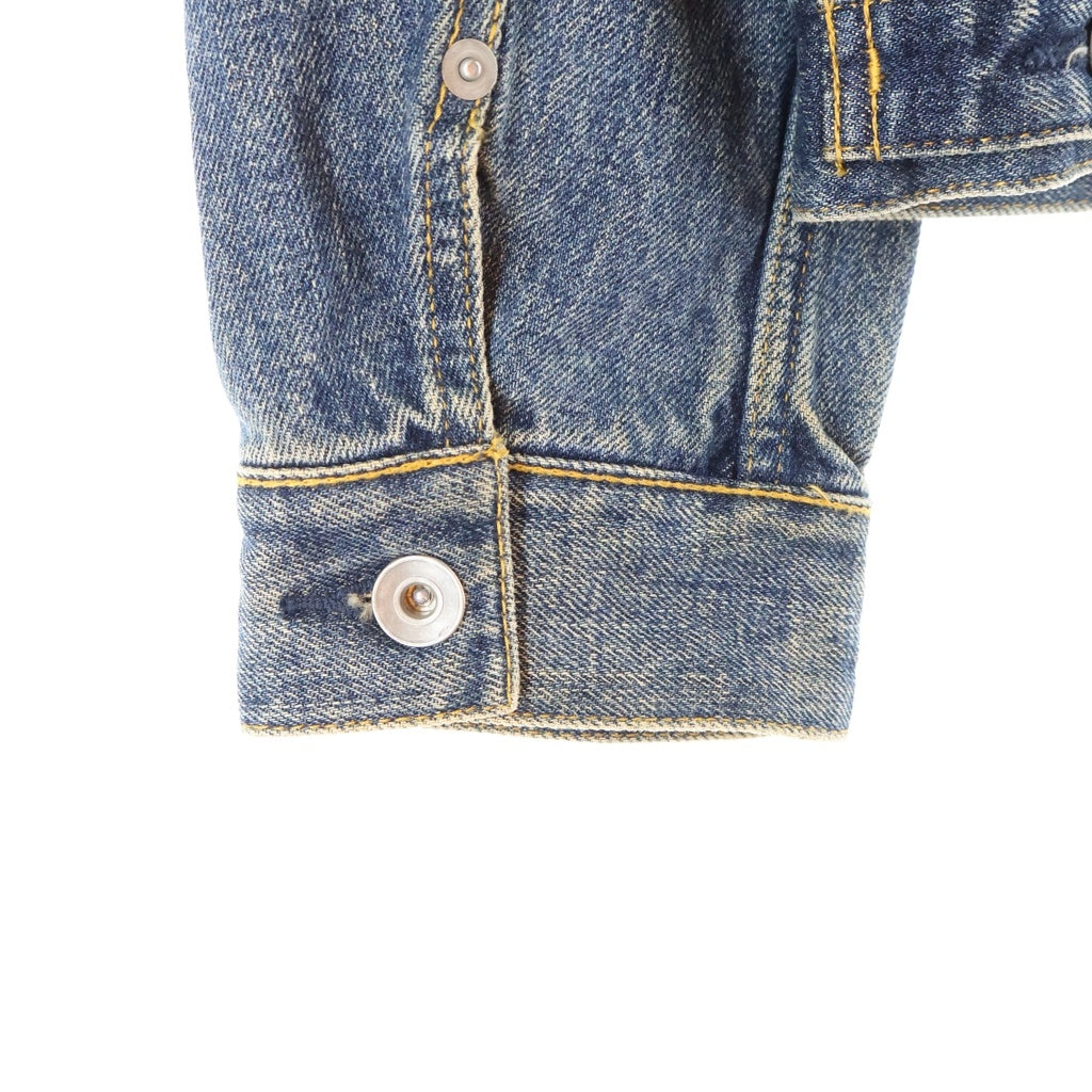NO BRAND(ノーブランド) OLD UNIQLO オールドユニクロ 1st フロントプリーツ 三角フラップ Gジャン インディゴ