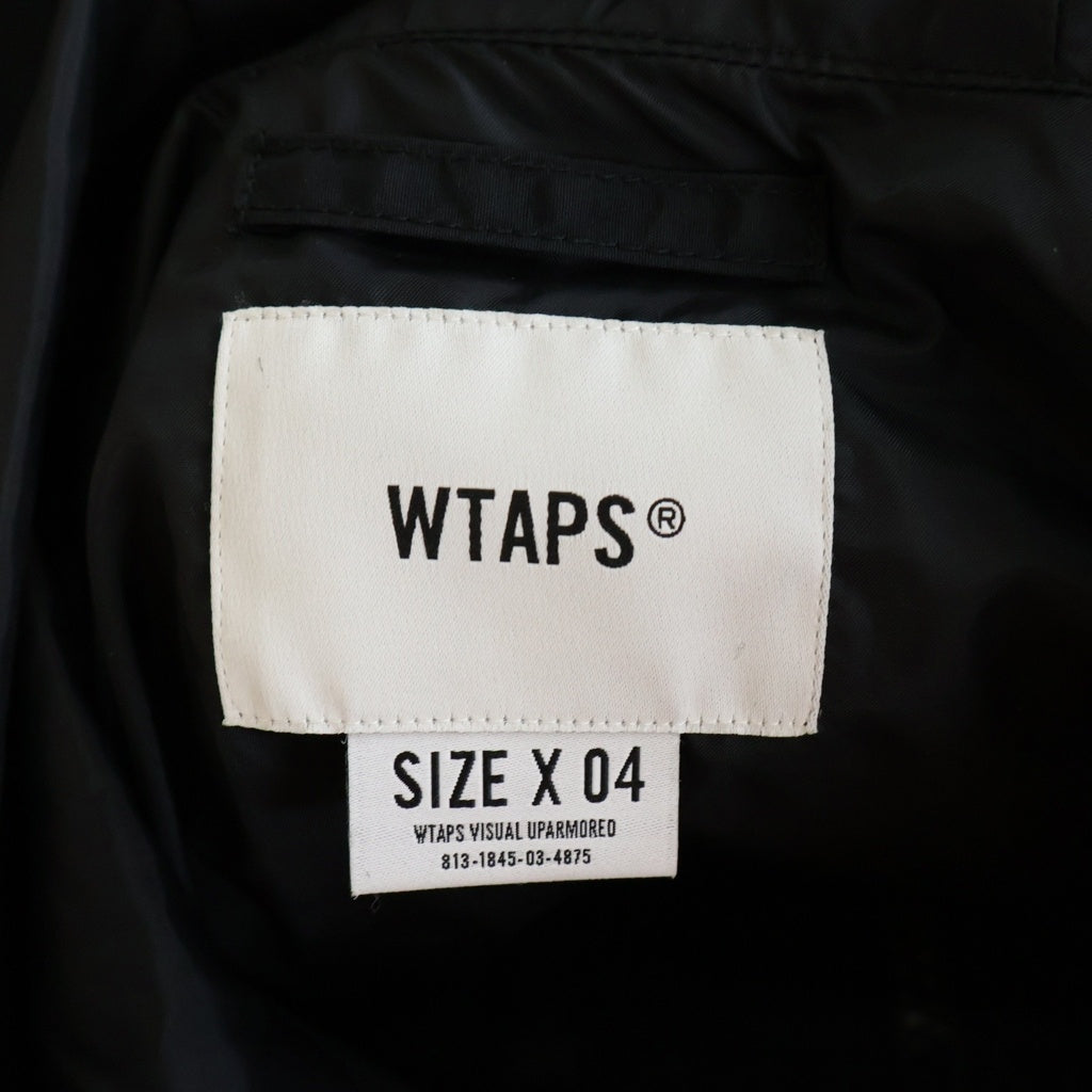 WTAPS(ダブルタップス) 21SS SHERPA/JACKET/NYLON.TAFFETA シェルパ ナイロンタフタ マウンテンジャケット ブラック 211BRDT-JKM02
