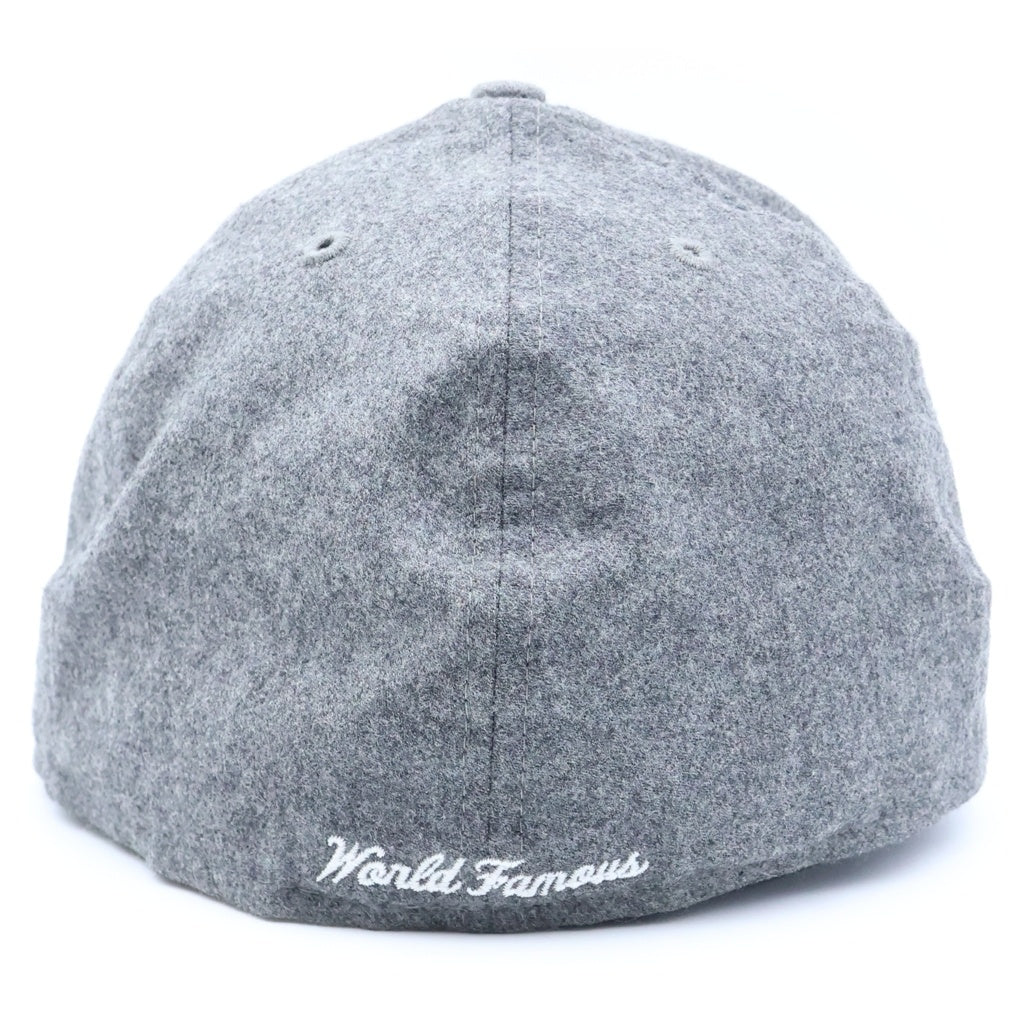 SUPREME(シュプリーム) 11AW ×Loro Piana Box Logo Baseball Cap ロロピアーナ ベースボールキャップ ウール グレー