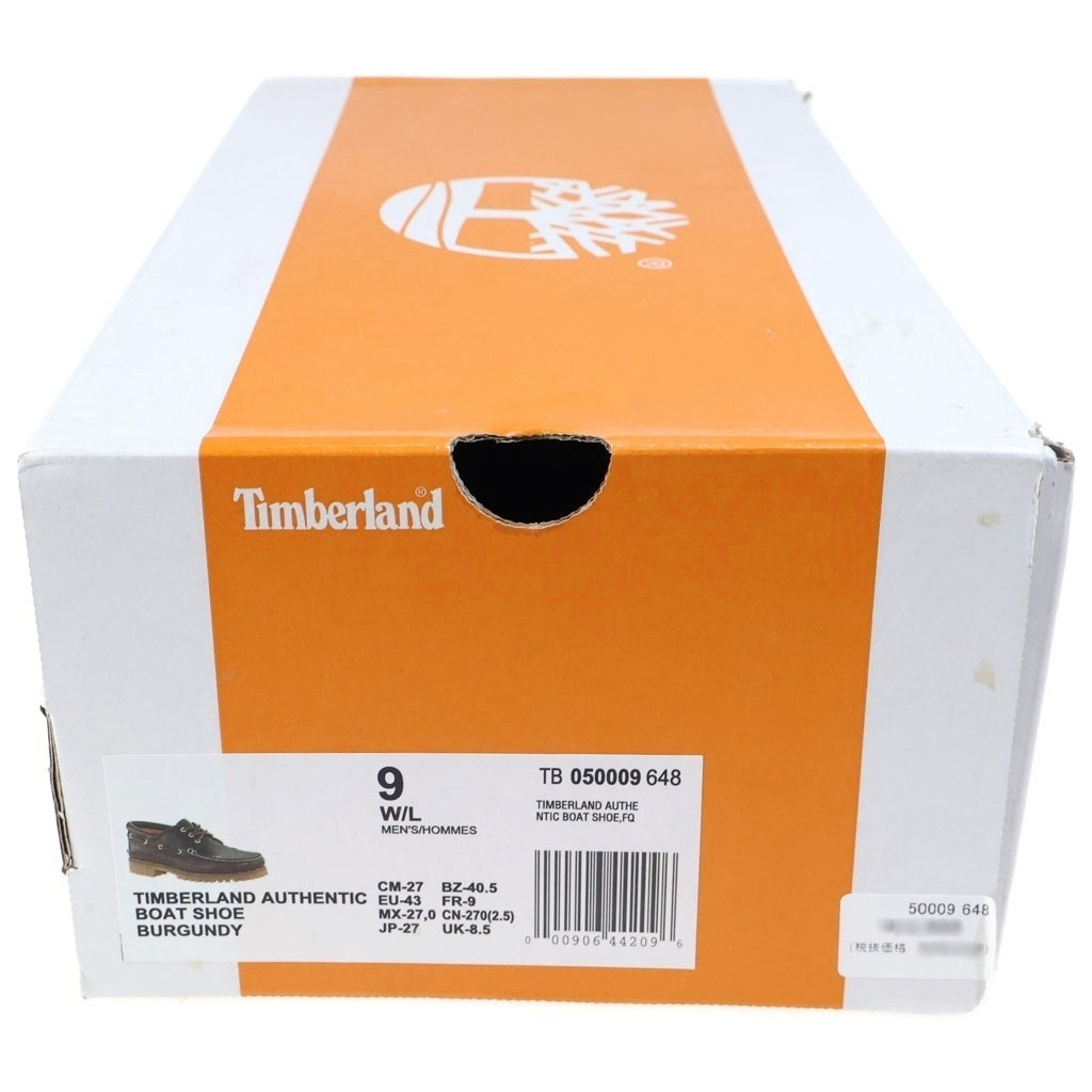 Timberland(ティンバーランド) AUTHENTICS 3EYE CLASSIC LUG スリーアイ ローファー 27cm/US9W バーガンディ TB050009648