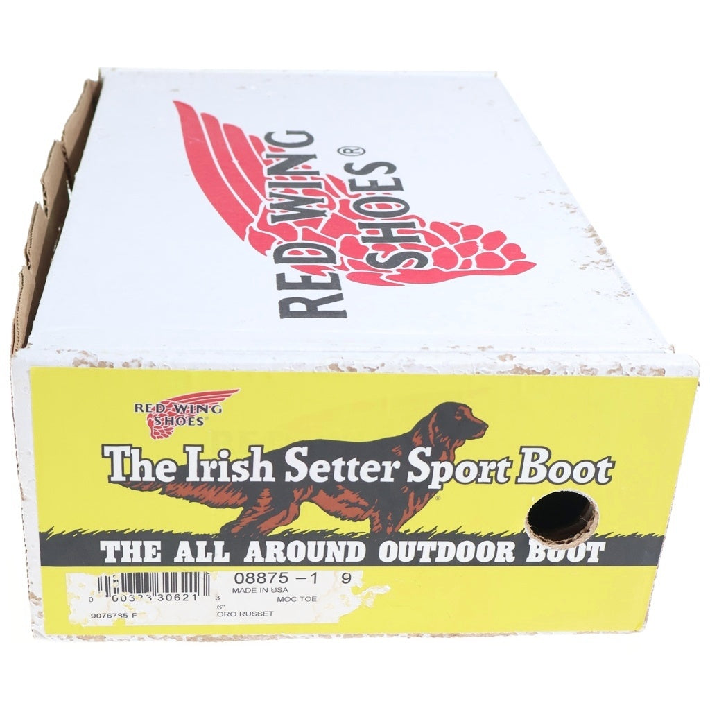 RED WING(レッド ウイング) USA製 犬タグ 6-inch Classic Moc 6インチ クラシックモック オロラセット ブーツ 27cm/US9 ブラウン 8875