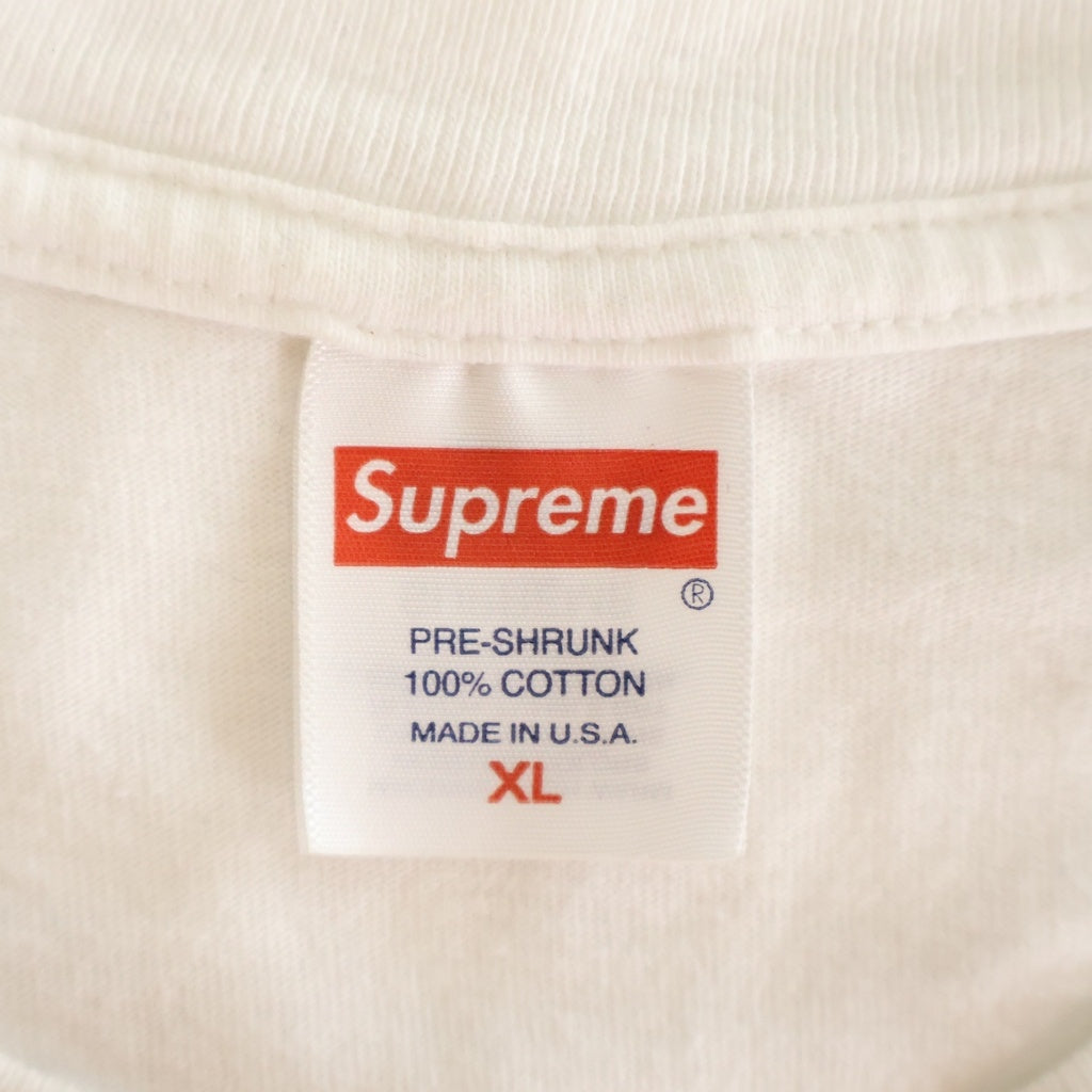 SUPREME(シュプリーム) 24SS Futura Box Logo Tee フューチュラ ボックスロゴ クルーネック 半袖Tシャツ カットソー ホワイト