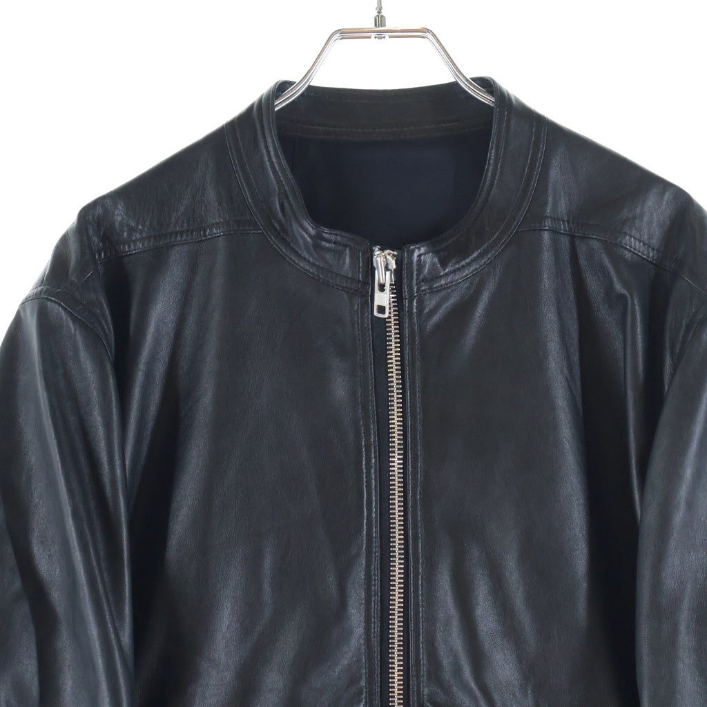 Rick Owens(リックオウエンス) 15SS FAUN期 STERNBERG LEATHER BOMBER JACKET ジップアップ ボンバージャケット ブラック RU15S4763-LGI