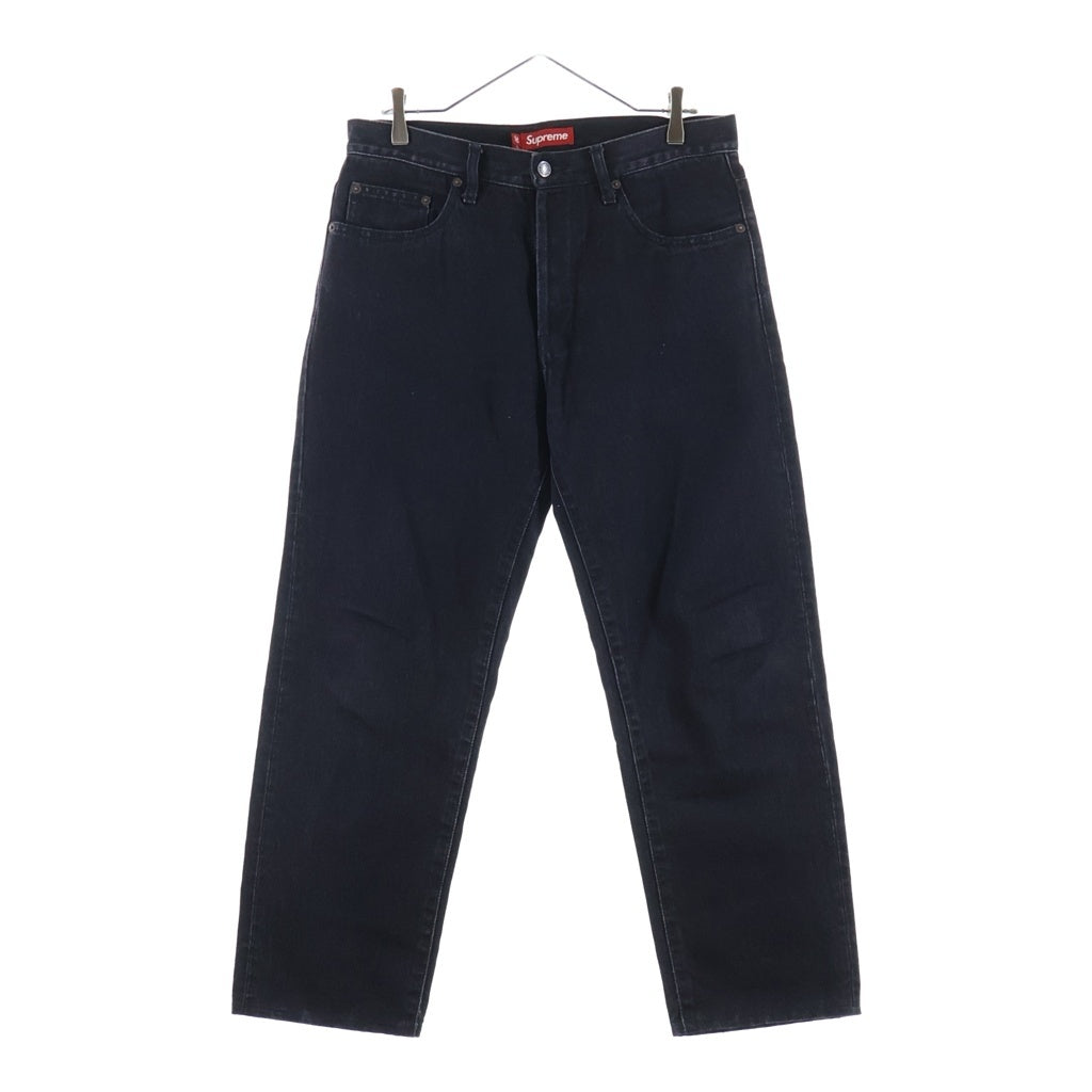 SUPREME(シュプリーム) 25SS Regular Jeans スター刺繍ロゴ レギュラー デニムパンツ ブラック