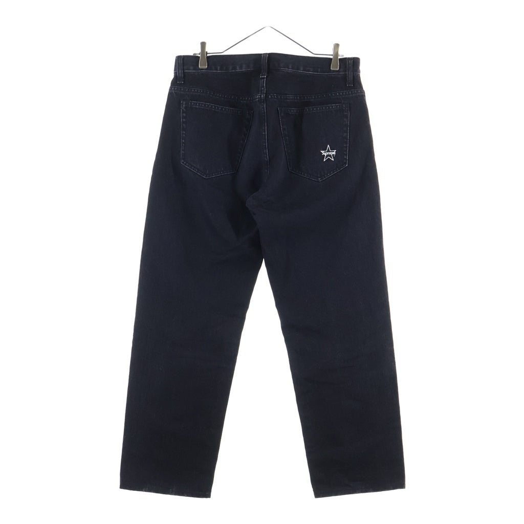 SUPREME(シュプリーム) 25SS Regular Jeans スター刺繍ロゴ レギュラー デニムパンツ ブラック