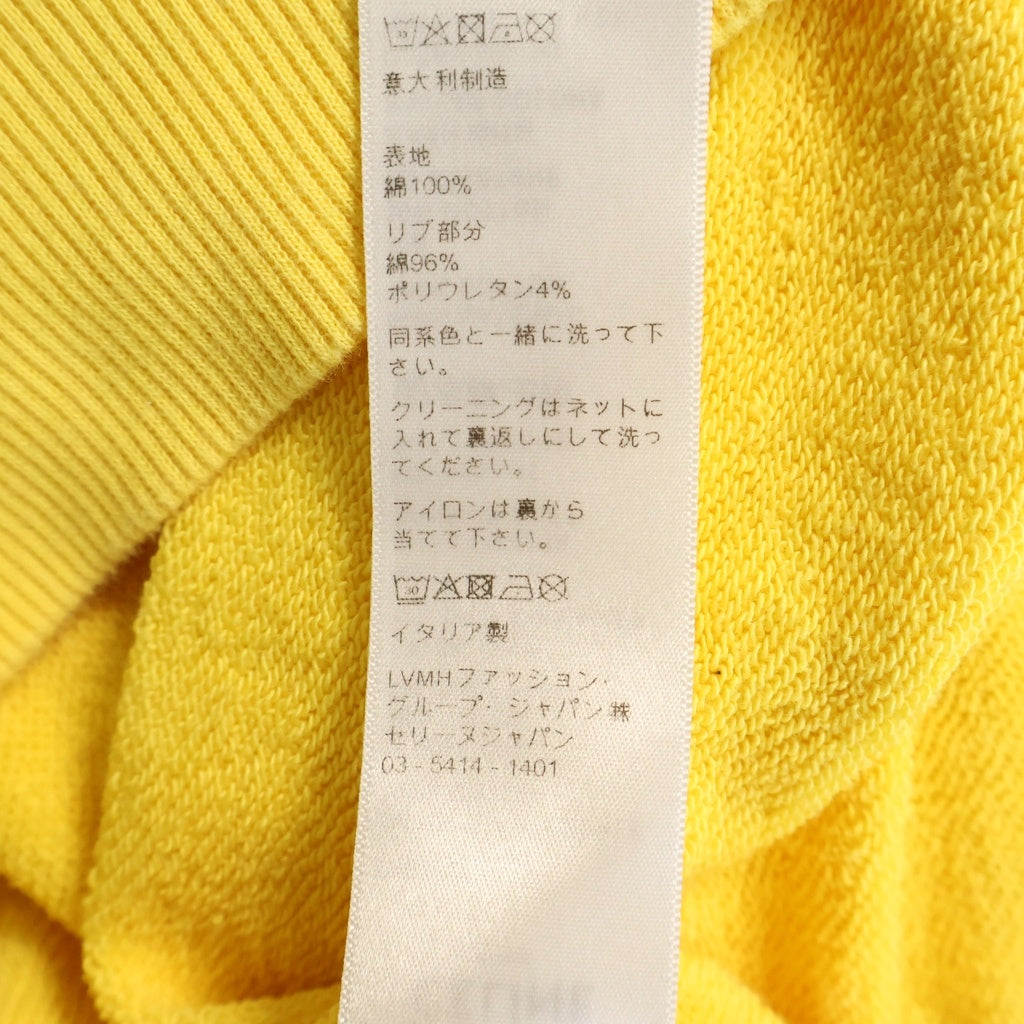 CELINE(セリーヌ) 22SS ロゴプリント プルオーバーパーカー イエロー 2Y695670Q