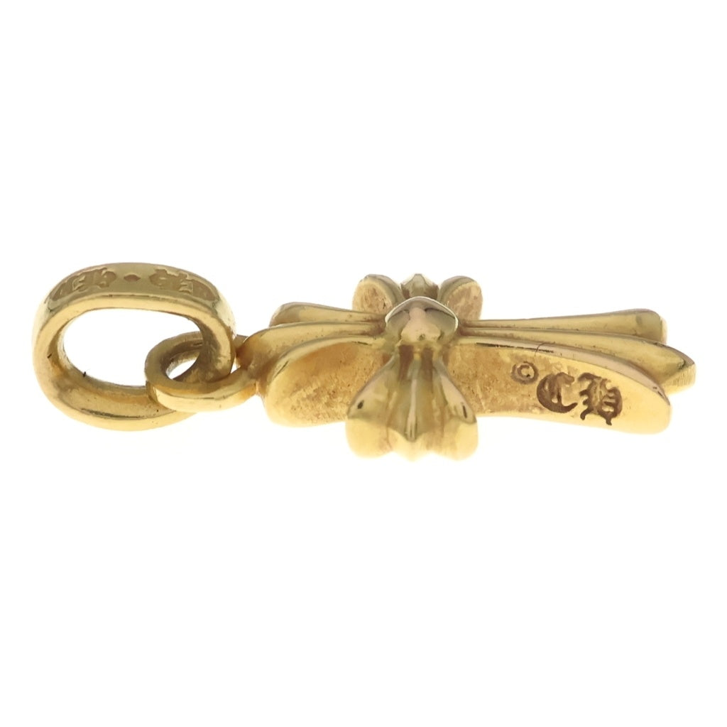 CHROME HEARTS(クロムハーツ) 22K CRS BBYFAT P/DIA ベイビーファットクロス PAVEダイヤ ペンダントトップ ゴールド BCA035