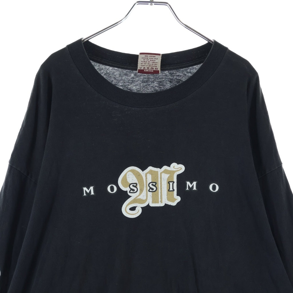 VINTAGE(ヴィンテージ) 90s MOSSIMO モッシモ USA製 袖プリ ロングスリーブカットソー ブラック