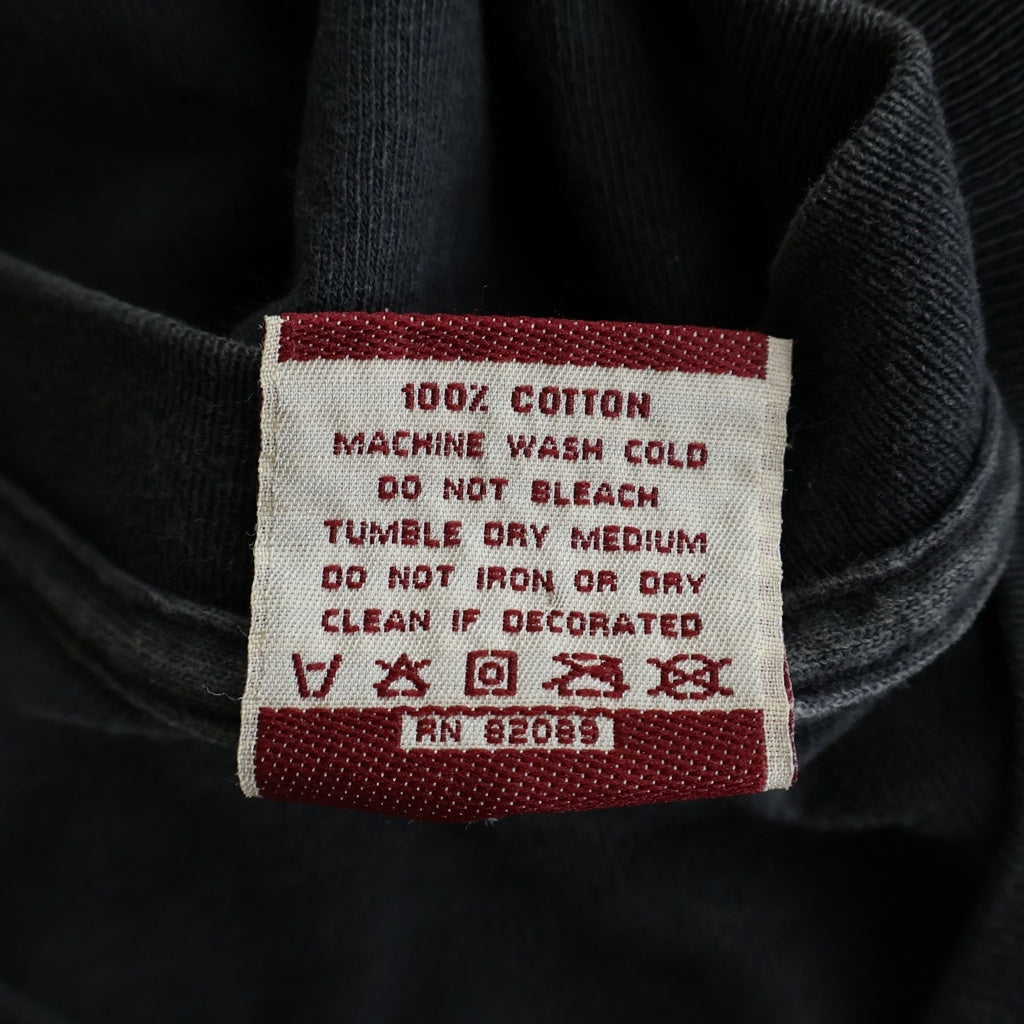 VINTAGE(ヴィンテージ) 90s MOSSIMO モッシモ USA製 袖プリ ロングスリーブカットソー ブラック