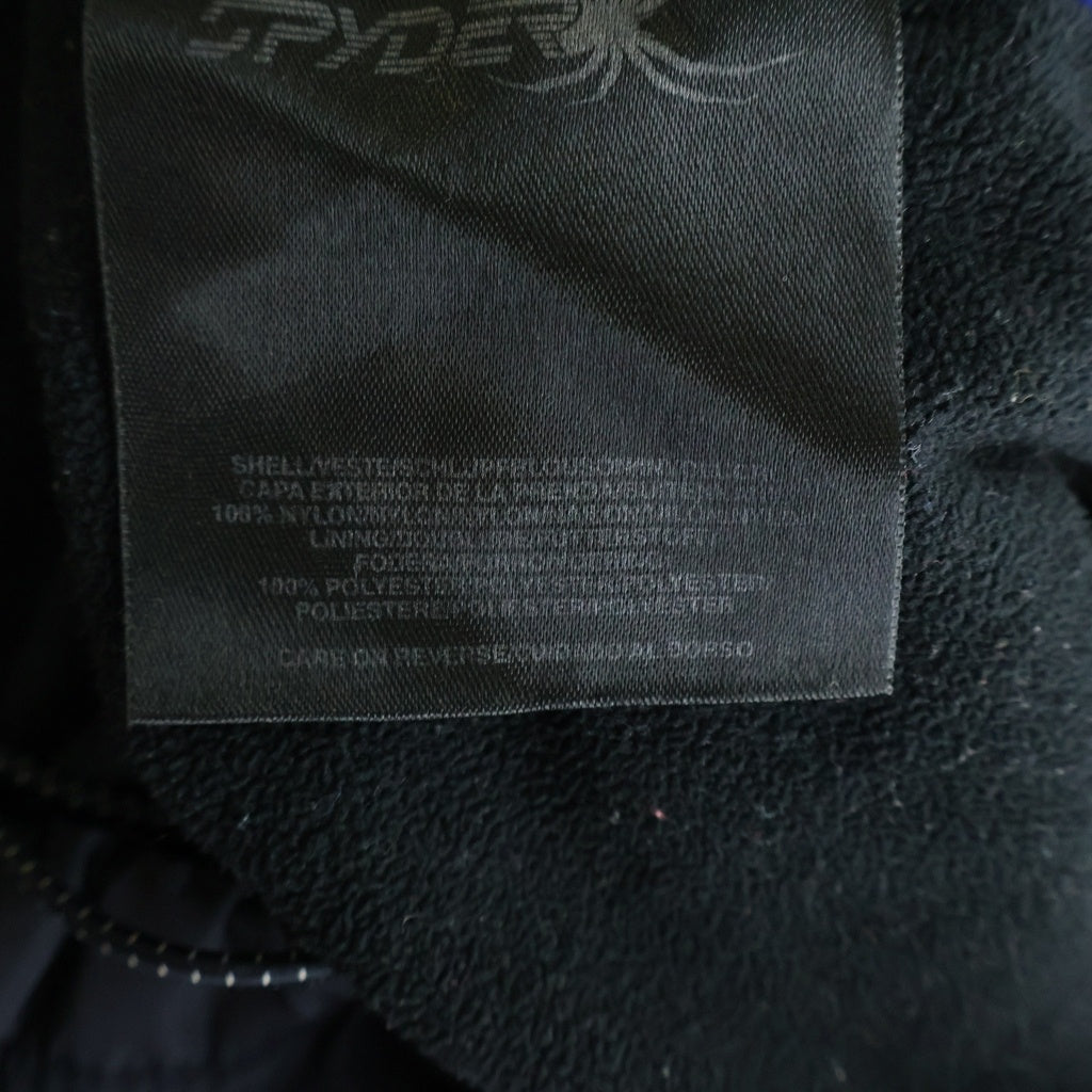 SP5DER(スパイダー) 90s-00s XT5000 裾バックスパイダーロゴ 切替 ナイロンジャケット ブルー