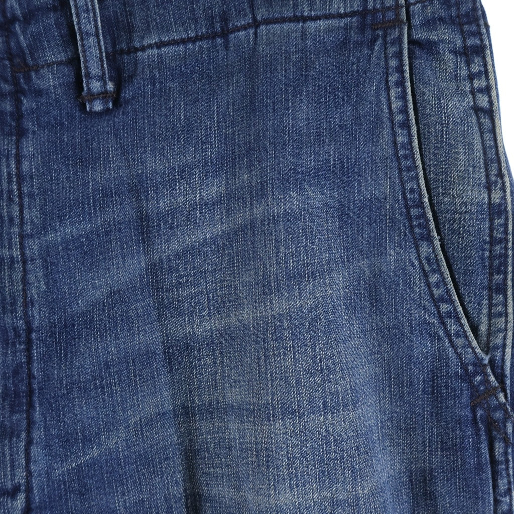RRL(ダブルアールエル) メタルボタン ライトデニム デニムパンツ 32×32 インディゴ 4701478303