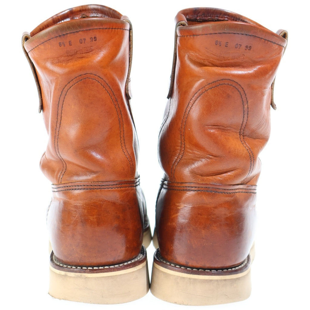 RED WING(レッド ウイング) 90s 羽タグ USA製 ペコスブーツ レザー キャメル 19019