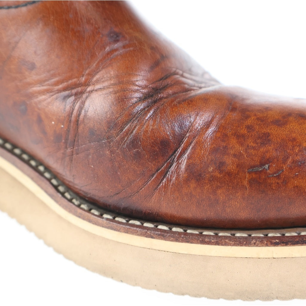 RED WING(レッド ウイング) 90s 羽タグ USA製 ペコスブーツ レザー キャメル 19019