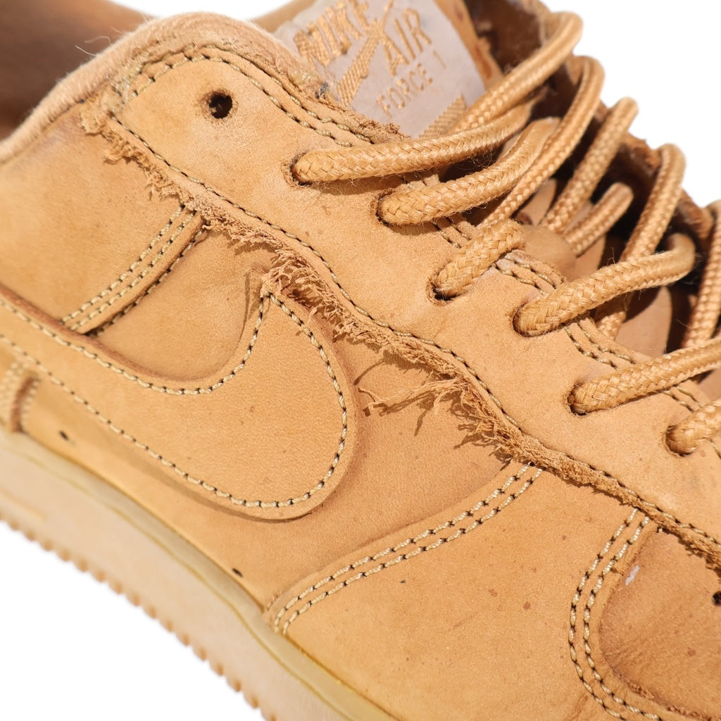 NIKE(ナイキ) ×SUPREME AIR FORCE 1 LOW SP シュプリーム エアフォースワン ウィート ローカットスニーカー ブラウン US8.5/26.5cm DN1555-200