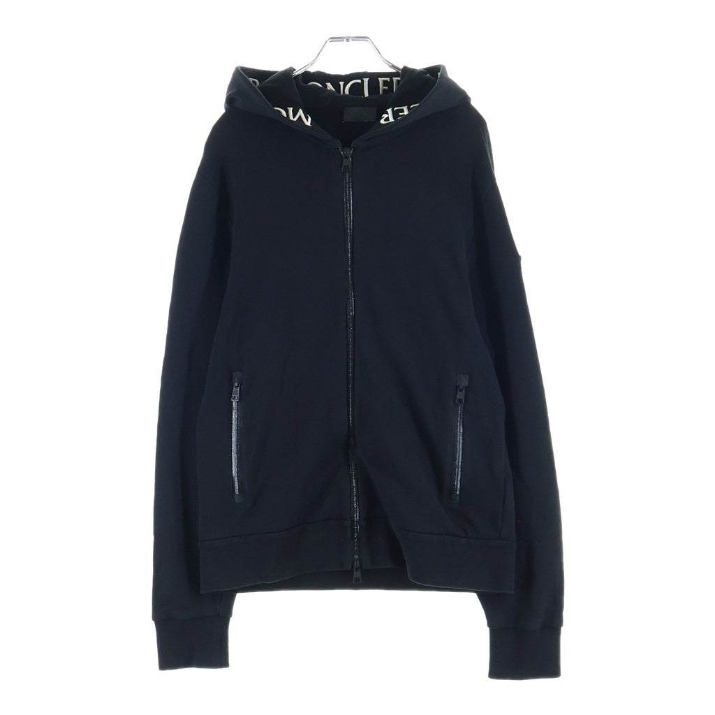 MONCLER(モンクレール) 20AW ロゴテープ ジップアップ パーカー ブラック F20918G78500