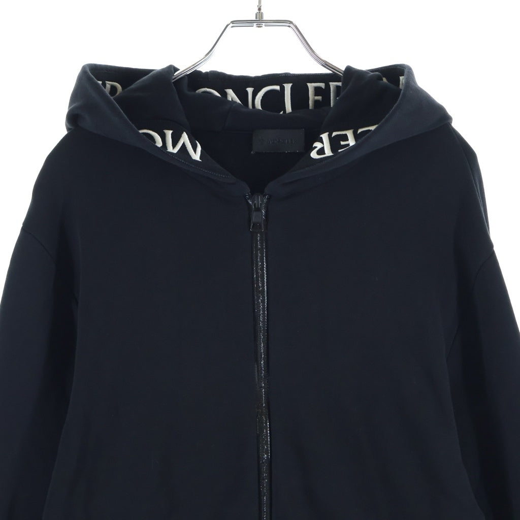 MONCLER(モンクレール) 20AW ロゴテープ ジップアップ パーカー ブラック F20918G78500