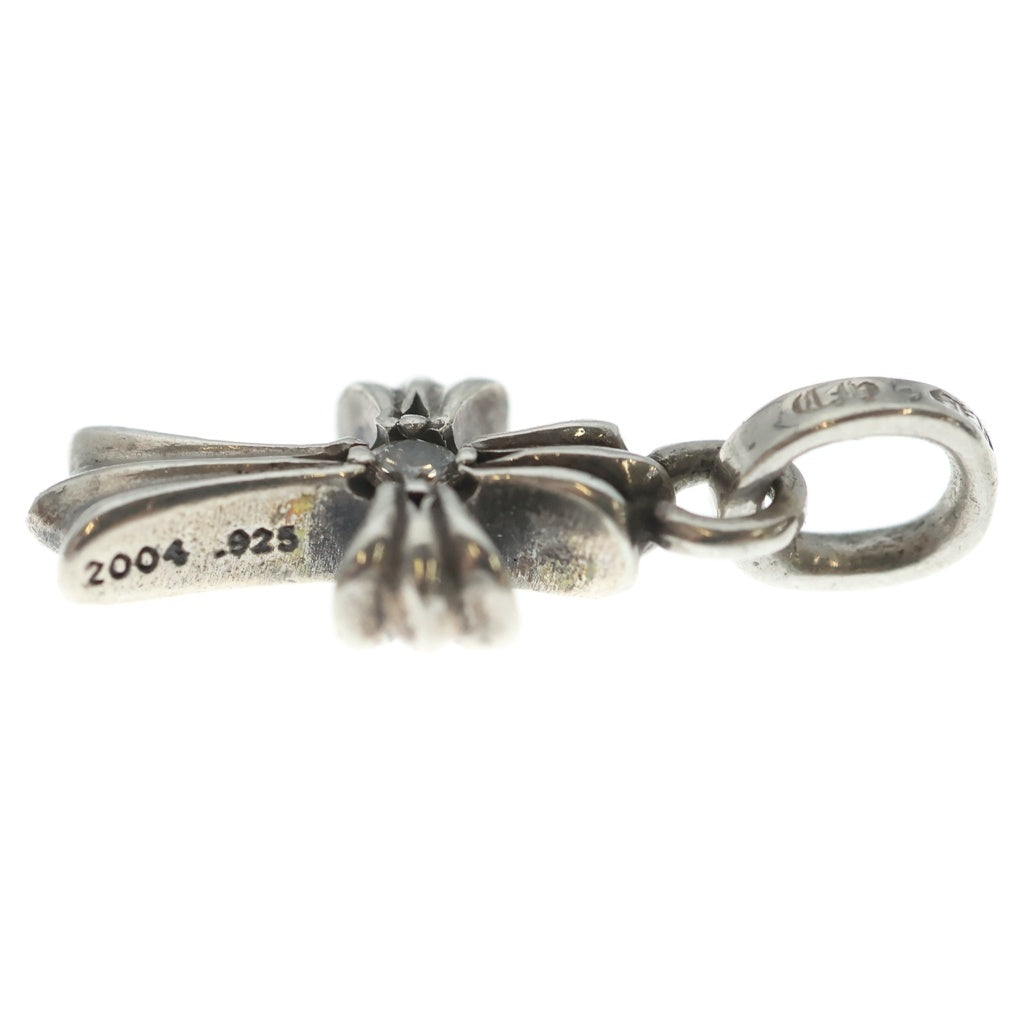CHROME HEARTS(クロムハーツ) CRS BBYFAT DMND ベイビーファットクロス 両面1ダイヤ ペンダントトップ シルバー BCA238