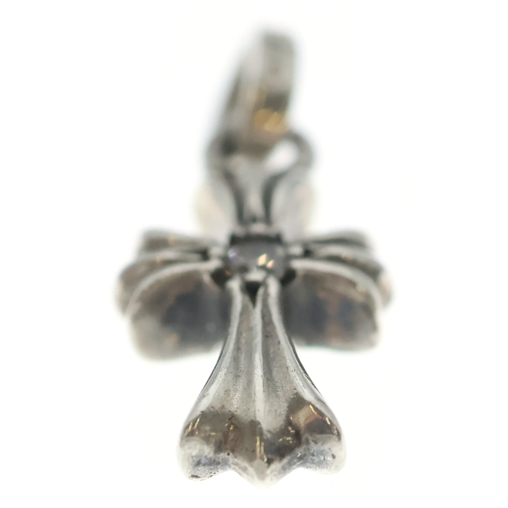CHROME HEARTS(クロムハーツ) CRS BBYFAT DMND ベイビーファットクロス 両面1ダイヤ ペンダントトップ シルバー BCA238