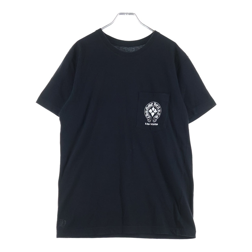 CHROME HEARTS(クロムハーツ) WELCOME LAS VEGAS ラスベガス限定 プリント半袖Tシャツ クルーネックカットソー ブラック
