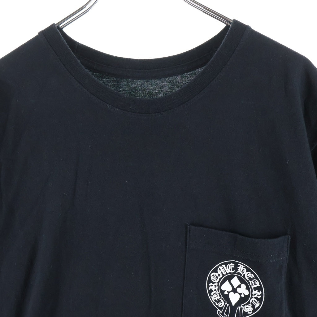 CHROME HEARTS(クロムハーツ) WELCOME LAS VEGAS ラスベガス限定 プリント半袖Tシャツ クルーネックカットソー ブラック