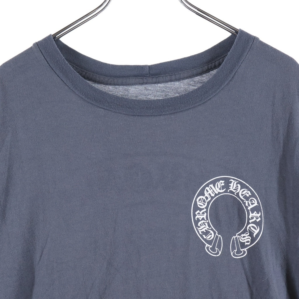 CHROME HEARTS(クロムハーツ) Tバーバックプリント 半袖Tシャツ クルーネックカットソー グレー