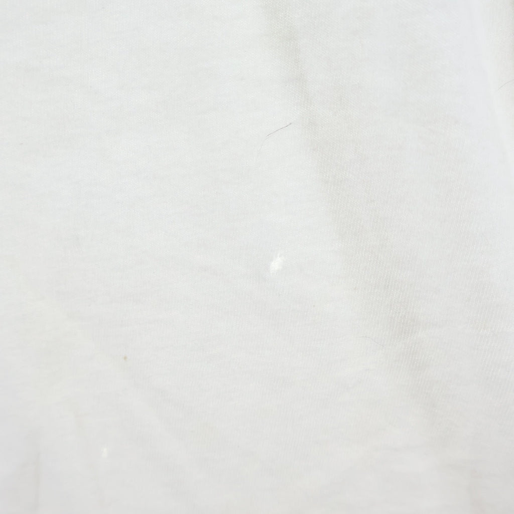 CHROME HEARTS(クロムハーツ) NECK LOGO LONG SLEEVE TEE ネックロゴ バックスクロールラベル ロングスリーブ 長袖Tシャツ カットソー ロンT 袖プリント ホワイト
