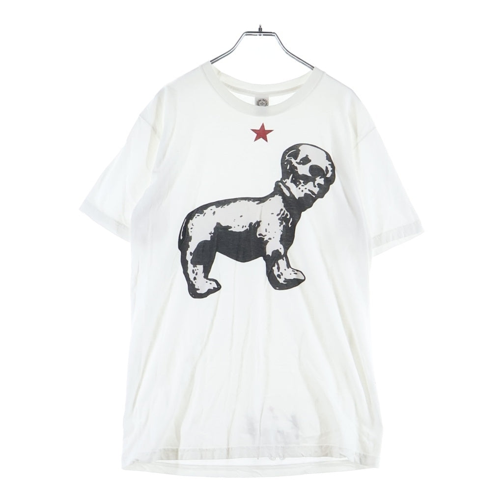 CHROME HEARTS(クロムハーツ) OLD FOTI DOG STAR KILL オールド フォティ ドックスタープリント 半袖Tシャツカットソー ホワイト